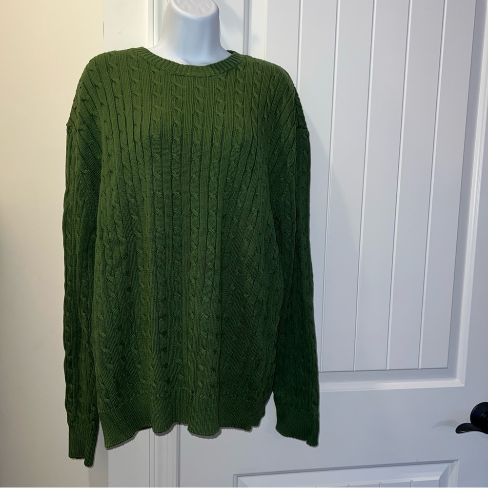 Orvis Olive Crewneck Sweater